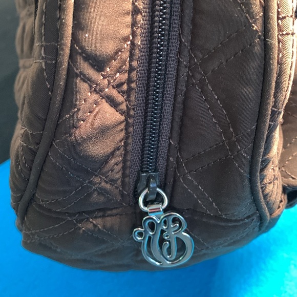 Lot of 2 VERA BRADLEY QUILTED BAGS BROWN & BLACK - Picture 4 of 7